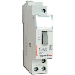 Telerupteur 16A 1P 230V Contact à Fermeture 1F (1NO) Pour Circuit éclairage Avec Commande Poussoir Bornes Vis CX3 LEGRAND 412408
