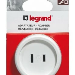Adaptateur - 2P - 6A - 230V Pour Fiche US Vers France - Legrand