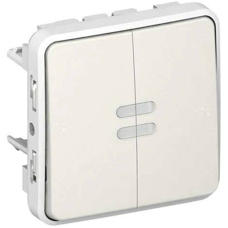 LEGRAND Interrupteur Ou Va-et-vient Témoin Câblage Existant Plexo Composable IP55 10AX 250V Blanc (069614) -LEGRAND Soldes 2024 15249451 1