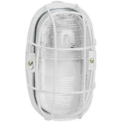 LEGRAND Hublot Ovale étanche Pour Environnements Sévères Avec Diffuseur Verre Incolore Et Culot E27 (060477)