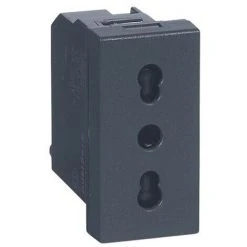 2P+E 10/16A 683081 Legrand Vela Scura Prise à Deux Voies