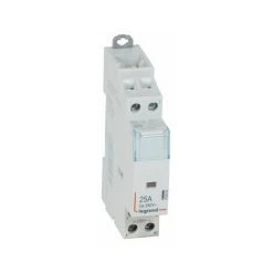 Contacteur De Puissance CX³ Bobine 230V~ Sans Commande Manuelle - 2P 250V~ - 25A - Contact 2F - 1 Module - 412523 - LEGRAND