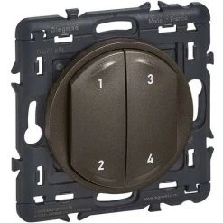 Commande Sans Fil Sans Pile 4 Scénarios Legrand - Self-e Céliane With Netatmo - Enjoliveur Graphite