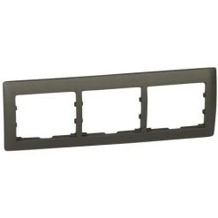 Cadre 3 éléments Horizontal Bronze Galea Life LEGRAND 771203