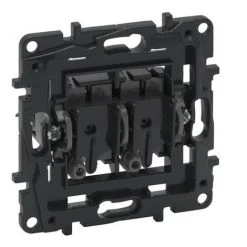Interrupteur Double Niloé Step 10AX 250V LEGRAND 864008