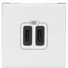Prise Chargeur USB Legrand Mosaic DLP Type C 2 Modules + Clip Blanc 2 Prise Chargeur USB Legrand Mosaic DLP Type C 2 Modules + Clip Blanc -LEGRAND Soldes 2024 70072066 1